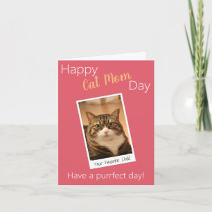 Tarjeta Cita divertida Gato Personalizado de Día de la Mad