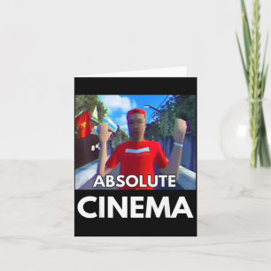 Tarjeta Cita Divertida Meme de Cine Absoluto del Hermano H