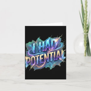 Tarjeta Cita divertida tenía potencial humor sarcástico re