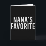 Tarjeta Cita favorita de la familia del bebé nieto de Nana<br><div class="desc">Cita favorita de la familia del bebé nieto de Nana _2</div>