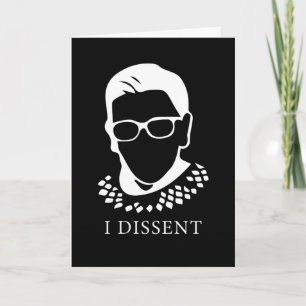 Tarjeta Cita feminista de RBG - Declaración simple y poder
