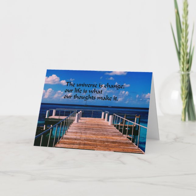 Tarjeta Cita filosófica (Anverso)