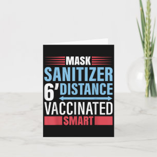 Tarjeta Cita gráfica Vacunada de Humor Shirt Vaccina
