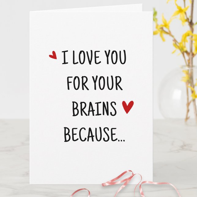 Tarjeta Cita humorística te amo Día de San Valentín gracio (Subido por el creador)