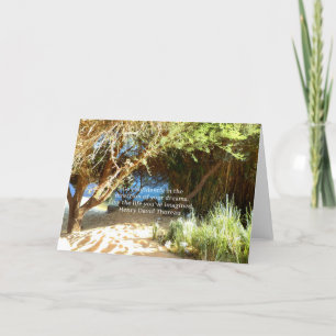 Tarjeta Cita ideal de motivación de Henry David Thoreau