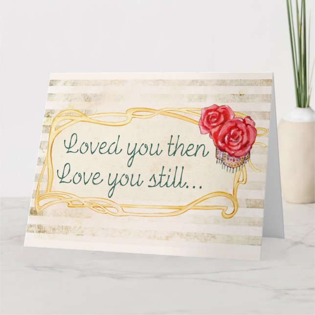 Tarjeta Cita Inspiradora de amor (Anverso)