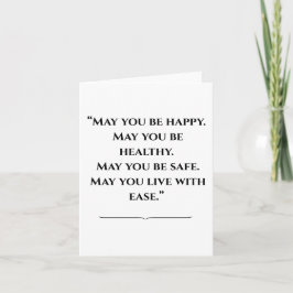 Tarjeta Cita Inspiradora de Budda