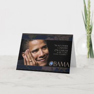 Tarjeta Cita Inspiradora de Obama