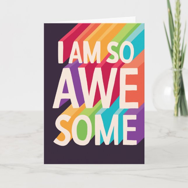 Tarjeta Cita Inspiradora del Día de la Madre divertida (Anverso)