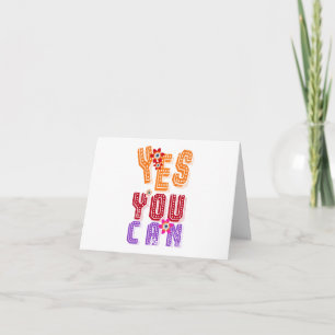 Tarjeta Cita inspiradora: sí, puedes PERSONALIZAR la tarje