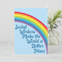 Cita Inspiradora Trabajadora Social Arcoíris Azul