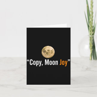 Tarjeta Cita lunar divertida copia luna alegría Gráfico
