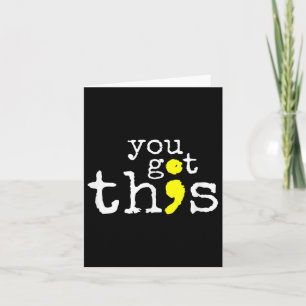 Tarjeta Cita positiva para el apoyo a la concienciación so