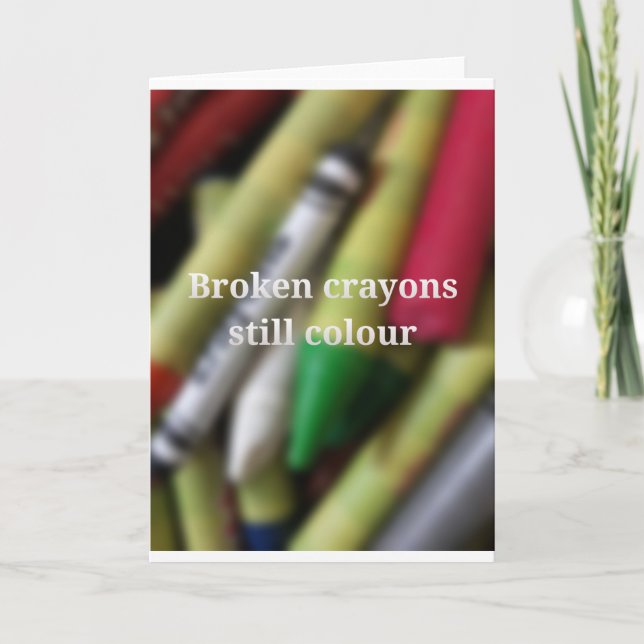 Tarjeta Cita quebrada de los creyones (Anverso)