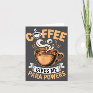 Tarjeta Cita Retro Café Dame Para Versos Divertido Beber