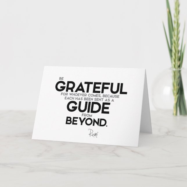 Tarjeta CITA: Rumi: Guía de más allá (Anverso)