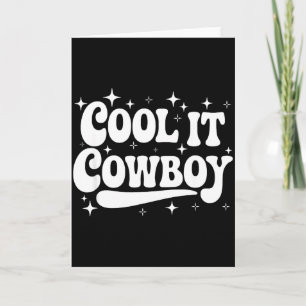 Tarjeta Cita sarcástica de Country Western Regalo de veran