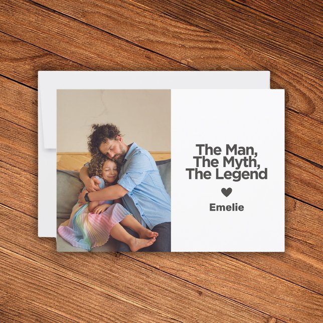 Tarjeta Cita simple y dulce papá personalizado (Subido por el creador)