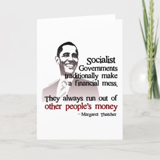 Tarjeta Cita socialista de Thatcher