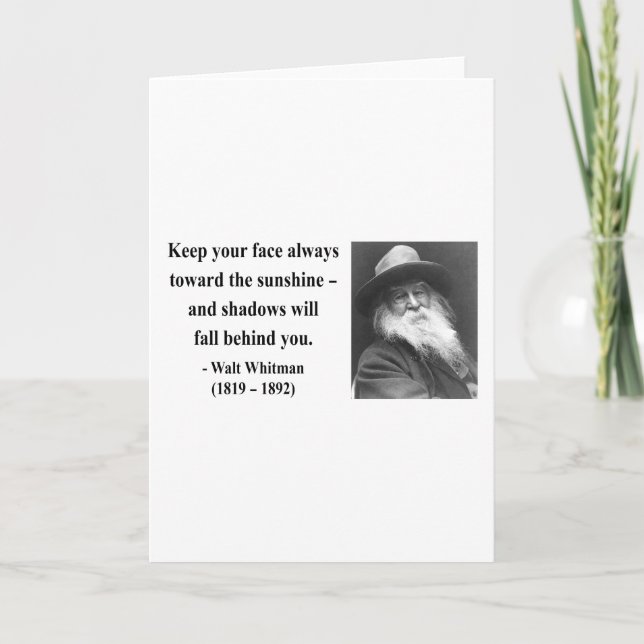Tarjeta Cita Whitman 7b (Anverso)