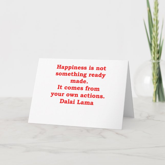 Tarjeta citas de Dalai Lama (Anverso)