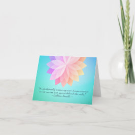 Tarjeta Citas del maestro de Reiki y del instructor de med