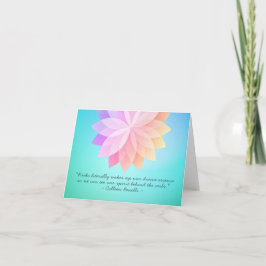 Tarjeta Citas del maestro de Reiki y del instructor de med