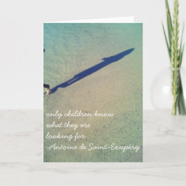 Tarjeta Citas del pequeño príncipe pequeno de Prince/Le