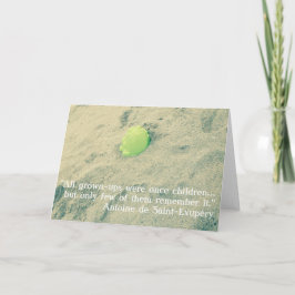 Tarjeta Citas del Principito/Le Petit Prince