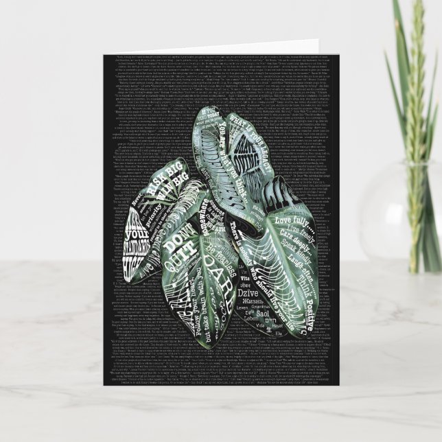 Tarjeta Citas inspiradoras de LIFE bilingües (Anverso)