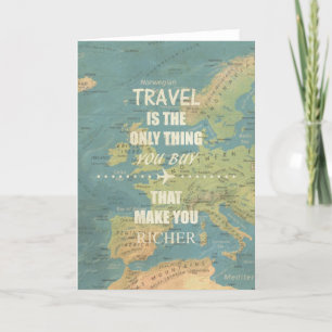 Tarjeta Citas inspiradoras de un viaje