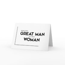 Citas MODERNAS: detrás de cada gran hombre