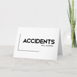 Tarjeta Citas MODERNAS: ocurrirán accidentes