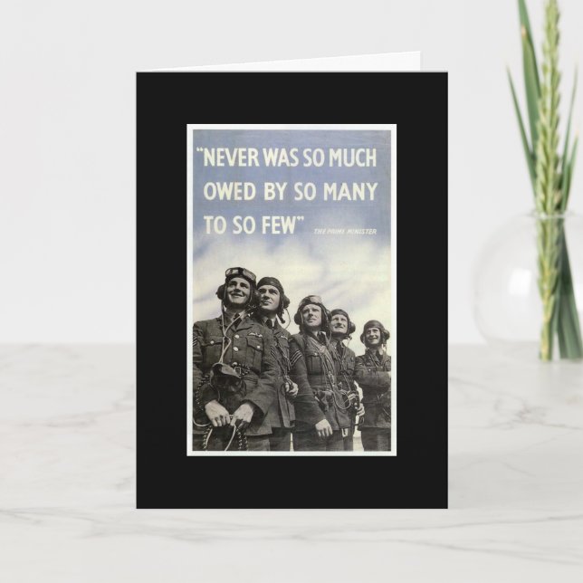 Tarjeta Cito militar patriótico de la segunda guerra mundi (Anverso)