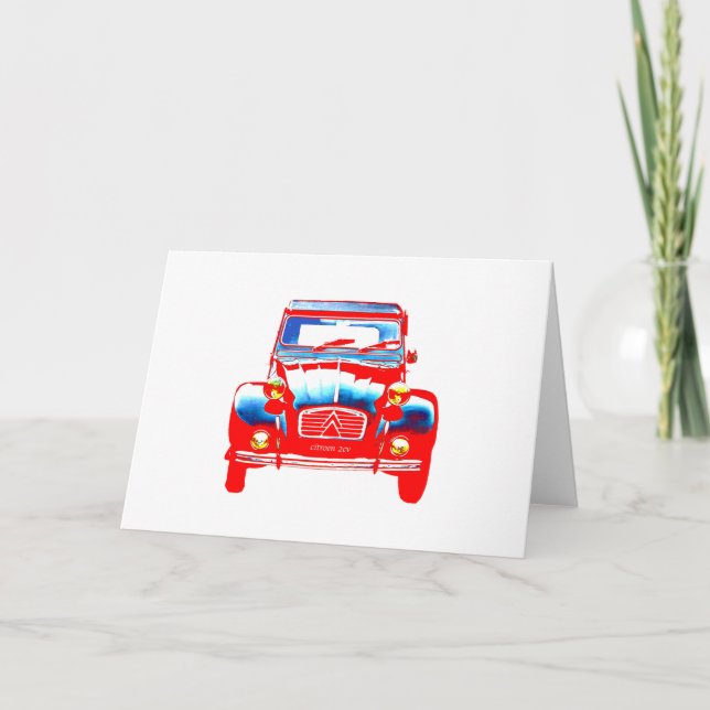 Tarjeta Citroen 2CV 2 (Anverso)