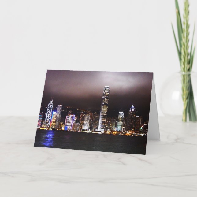 Tarjeta City Lights Notecard (Anverso)
