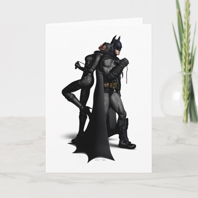 Tarjeta Ciudad Batman Arkham | Batman y Catwoman (Anverso)