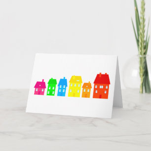 Tarjeta Ciudad colorida