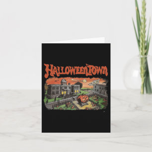 Tarjeta Ciudad de Halloween