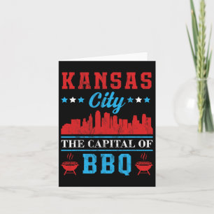 Tarjeta Ciudad De Kansas La Capital De Bbq