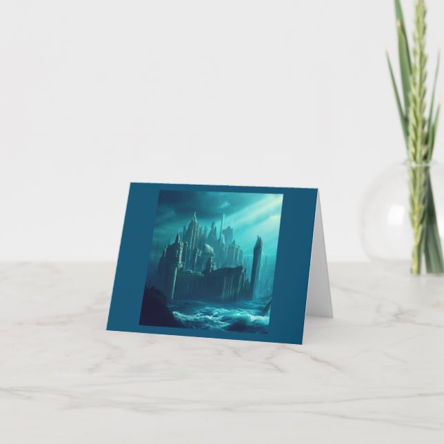 Tarjeta Ciudad de la Fantasía de Atlantis 1 (Anverso)