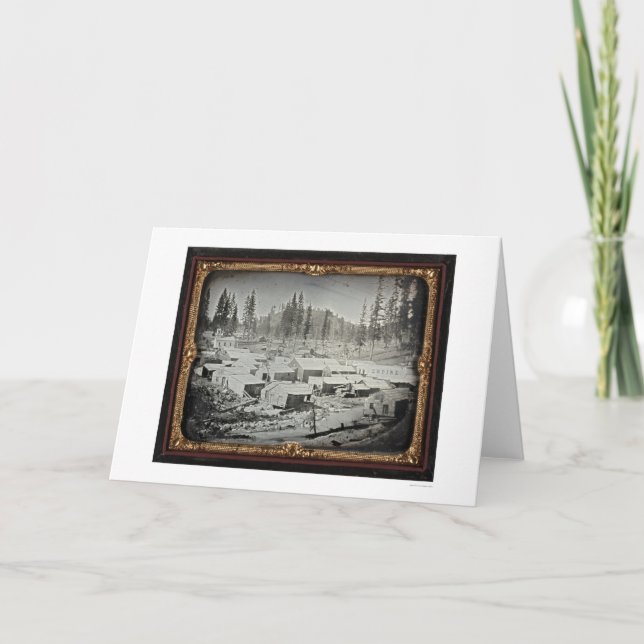 Tarjeta Ciudad de Nevada, 1852 de José Blaney Starkweather (Anverso)