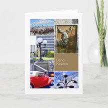 Ciudad de Reno, Nevada, collage de fotos