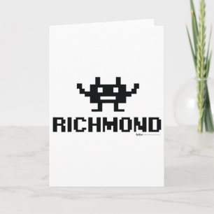 Tarjeta Ciudad de Richmond de 8 bits para jugadores