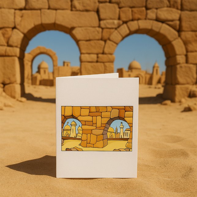 Tarjeta Ciudad del Desierto del Medio Oriente a través de  (Subido por el creador)