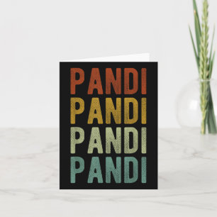 Tarjeta Ciudad Pandi Filipinas Retro
