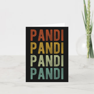 Tarjeta Ciudad Pandi Filipinas Retro