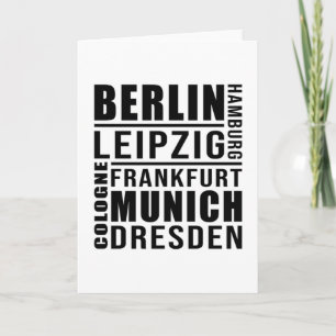 Tarjeta Ciudades alemanas Alemania Ciudad Paisaje urbano R