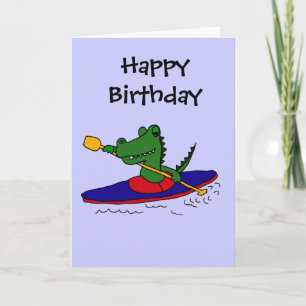 Tarjeta CJ- Funny Gator Kayaking