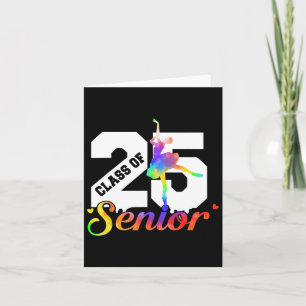 Tarjeta Cl De 2025 Dance Senior 2025 Graduado